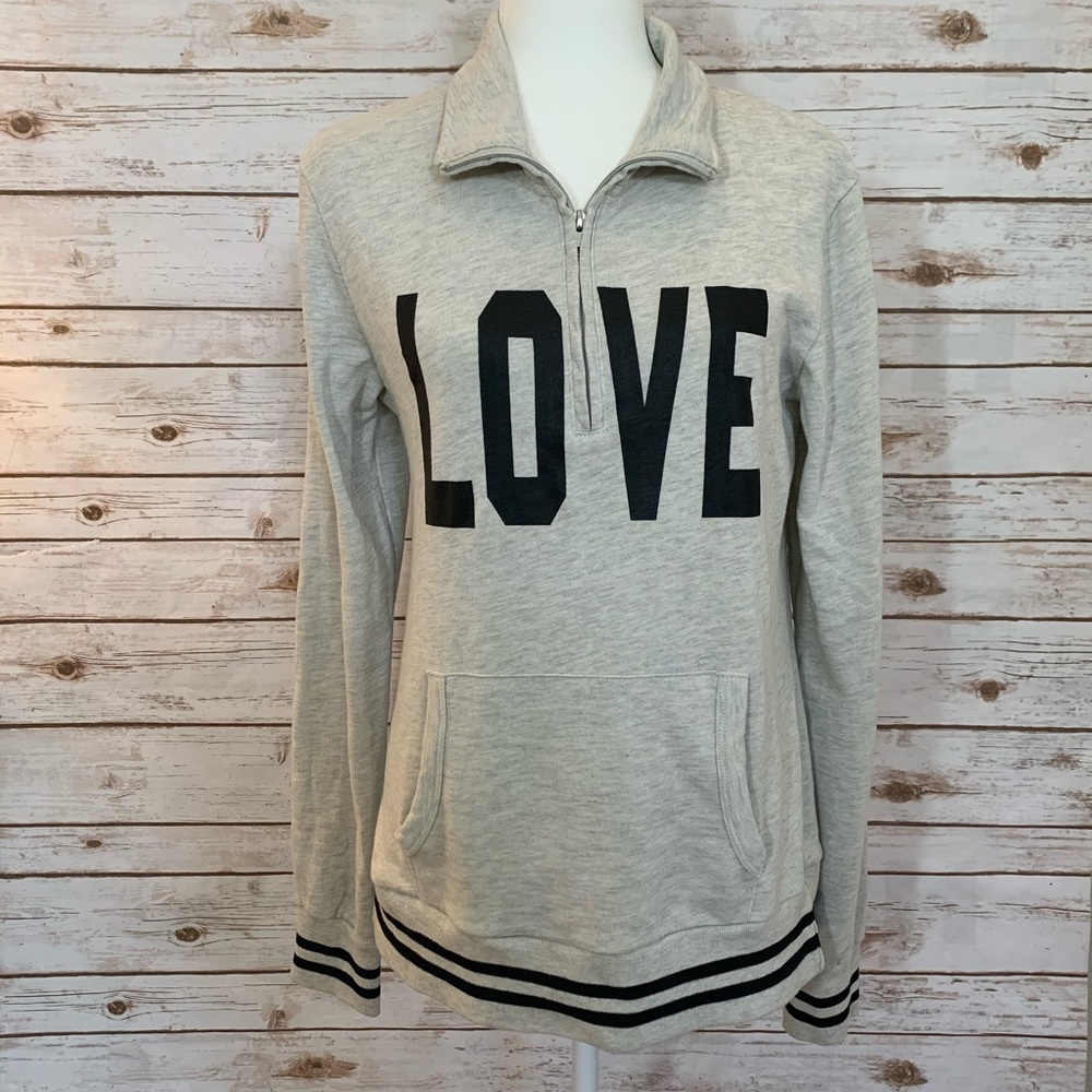 Reflex gray zip up sweat shirt size XL